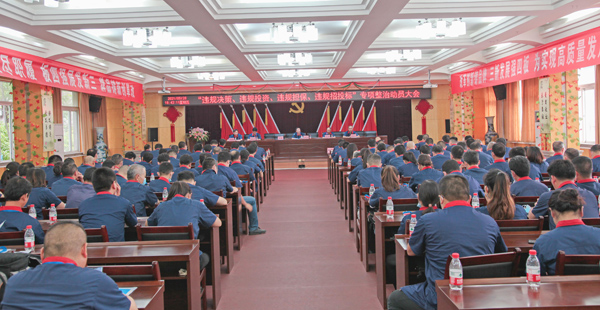 公司召開“違規(guī)決策、違規(guī)投資、違規(guī)擔(dān)保、違規(guī)招投標(biāo)”專項(xiàng)整治動員大會