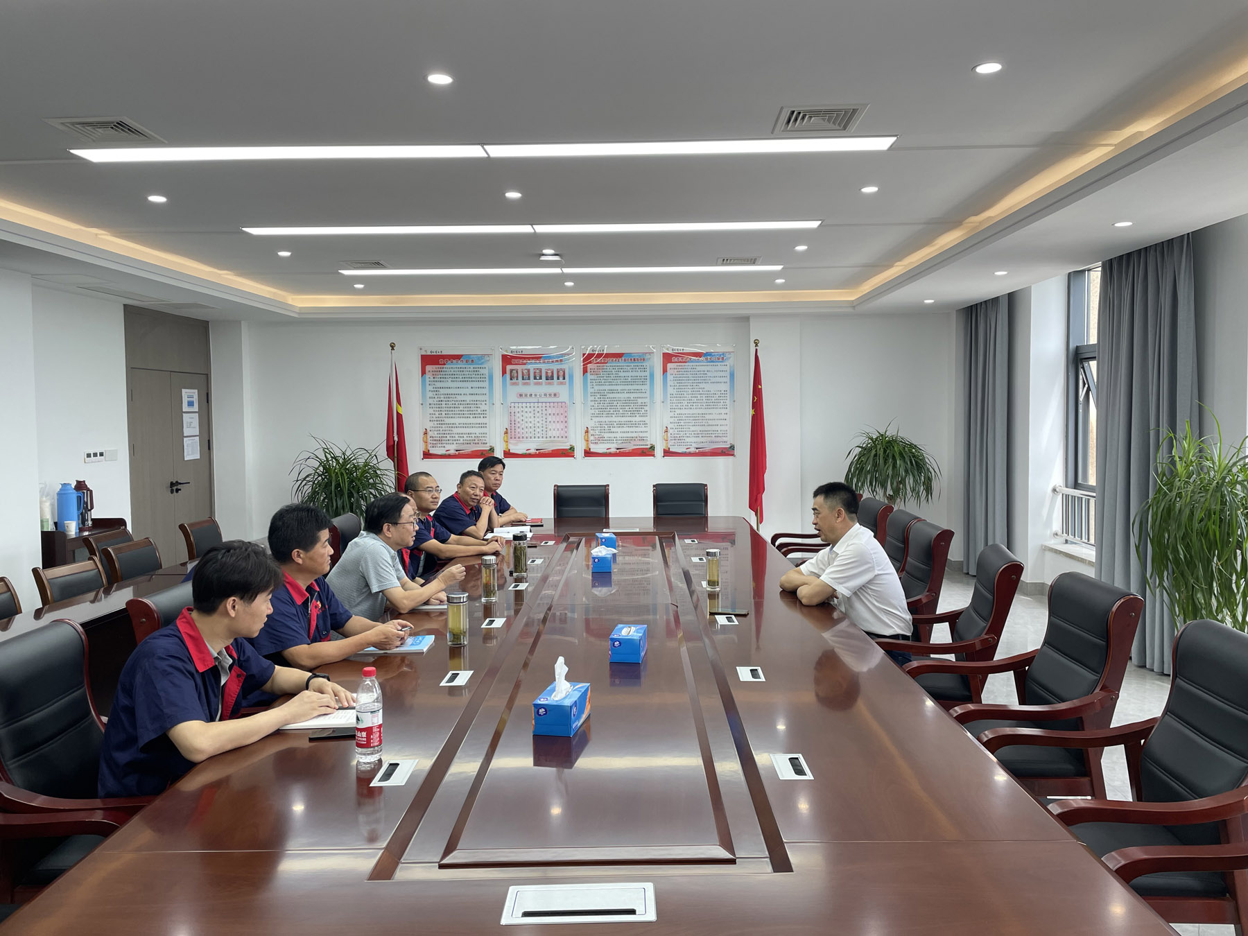 集團(tuán)公司黨委委員、總工程師周俊到公司調(diào)研 