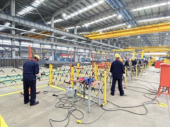 公司舉辦電焊工、電工技術(shù)比武